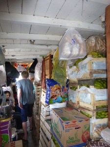 Vollgepackt bis Obenhin