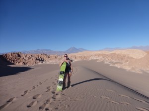 Vor mir die Düne, hinter mir die Wüste