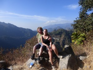 Mit dem wunderschönen Guatemala im Rücken