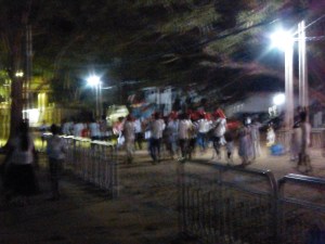 A crazy pilgrammage ceremony in Kataragama