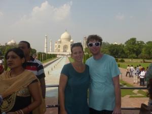 Sick at the Taj Mahal